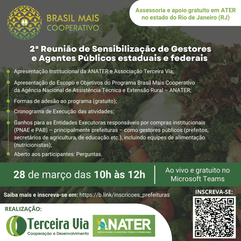 2ª Reunião de Sensibilização de Gestores e agentes Públicos estaduais e federais